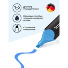 Маркер текстовыделитель Schneider Job, 1.0-5.0 мм, чернила на водной основе, синий - Фото 2