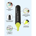 Маркер текстовыделитель Schneider Job, 1.0-5.0 мм, чернила на водной основе, желтый неон - Фото 3