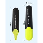 Маркер текстовыделитель Schneider Job, 1.0-5.0 мм, чернила на водной основе, желтый неон - Фото 4