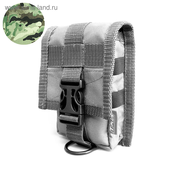 Подсумок тактический Tplus 110x40x160 мм оксфорд 600, multicam, (T010017) - Фото 1