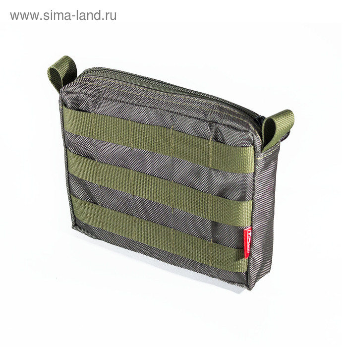 Подсумок тактический Tplus 200x40x150 мм оксфорд 1680, хаки, (T009428) - Фото 1