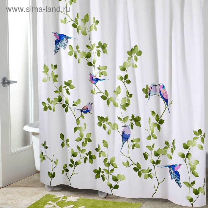 Шторка Lemala, цвет белый/МИКС - Фото 1