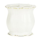 Стакан для зубных щёток Bristol, цвет кремовый - Фото 1