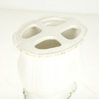 Стакан для зубных щёток Bristol, цвет кремовый - Фото 3