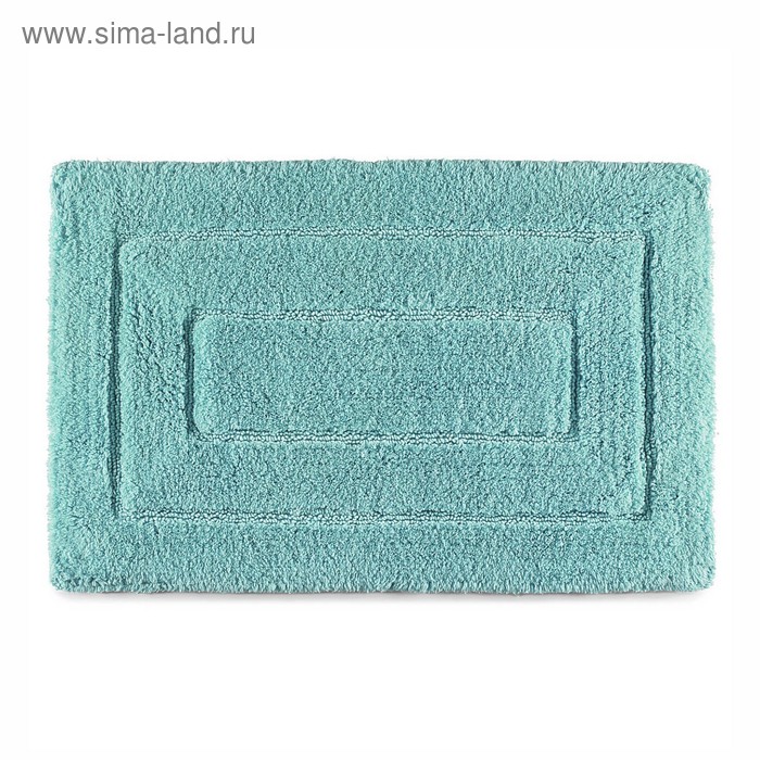 Коврик 61х101 Kassadesign Caribbean Blue, цвет голубой - Фото 1