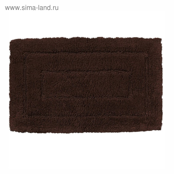 Коврик 61х101 Kassadesign Choco, цвет коричневый - Фото 1