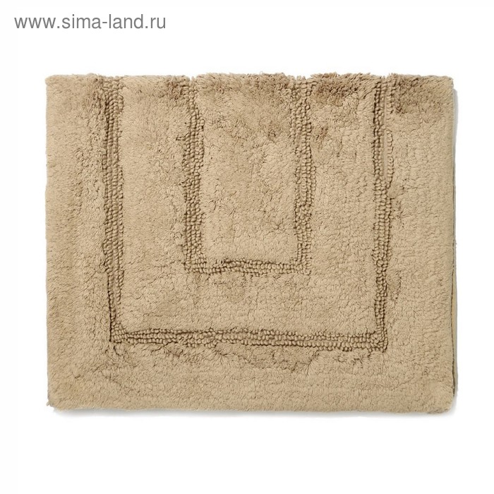 Коврик 61х101 Kassadesign Linen, цвет бежевый - Фото 1