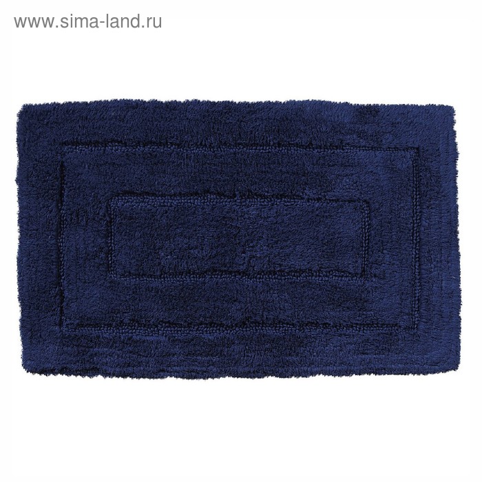 Коврик 61х101 Kassadesign Navy, цвет синий - Фото 1