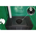 Туалетная кабина, 1.15 × 1.15 × 2.3 м, универсальная, цвет зелёный, «Эколайт Стандарт» - Фото 3