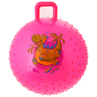 Мяч прыгун с ручкой массажный "Дракончик" d=65 см, 600 гр, цвета микс - Фото 2