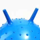 Мяч прыгун Смешарики «Ёжик», массажный с рожками, d=45 см, 350 г, цвет МИКС - фото 8367248