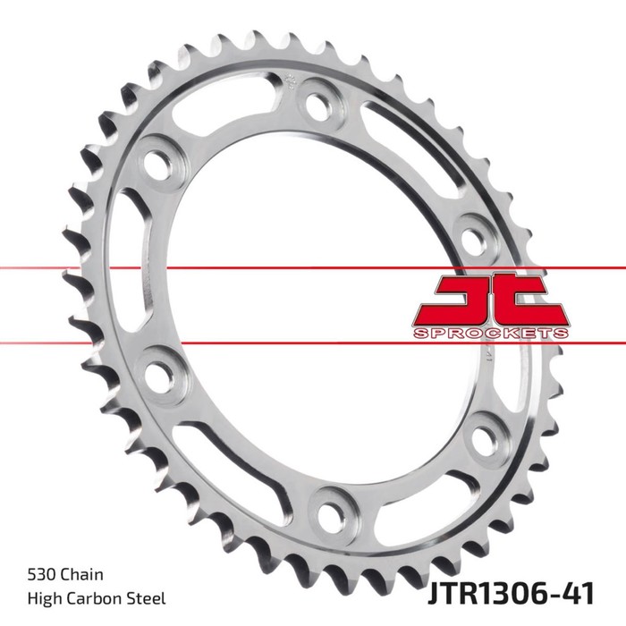 Звезда ведомая JT sprockets JTR1306-41, цепь 530, 41 зубье - Фото 1