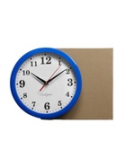 Часы настенные "Классика", арабские цифры, синий обод, 28х28 см 2436474