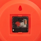 Часы настенные "Классика", римские цифры, красный обод, 28х28 см - фото 23227256