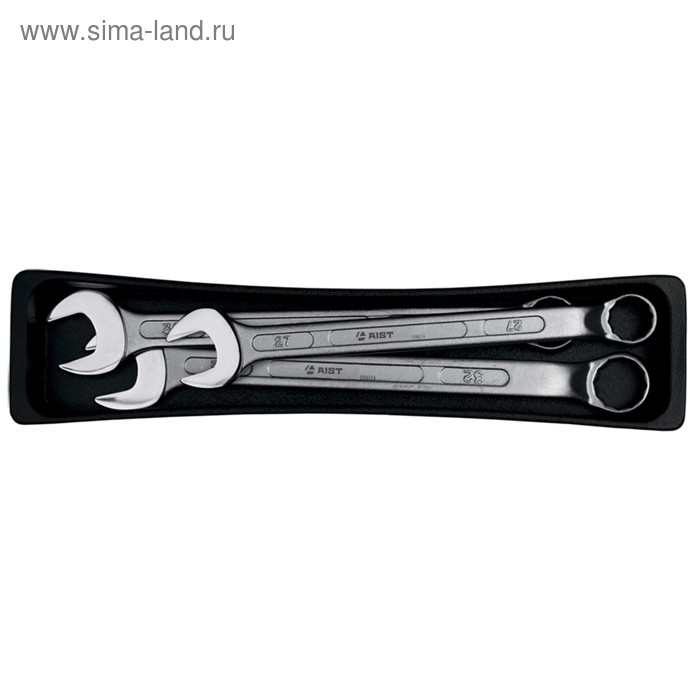 Набор ключей AIST, комбинированных, в лотке, 3 предмета - Фото 1