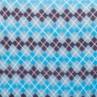 Плед "Экономь и Я" Синие ромбы, 150х130 см, пл. 150 г/м², 100% п/э - Фото 2
