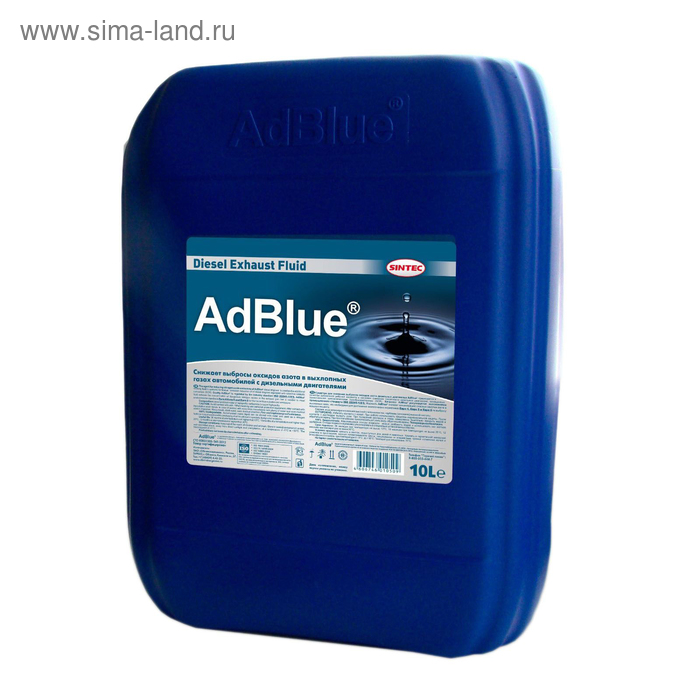 Жидкость AdBlue для системы SCR дизельных двигателей, мочевина 10 л - Фото 1