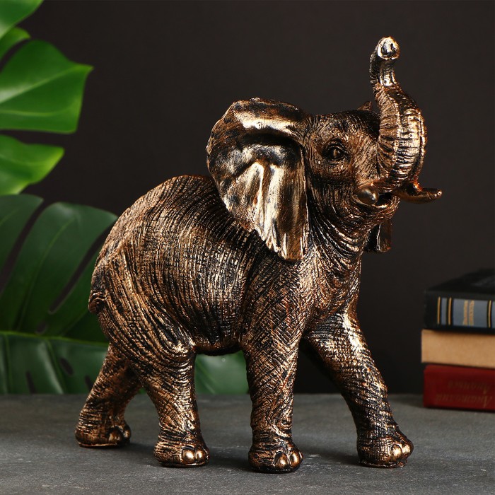 Фигура "Слон" бронза, 19х30х15см - Фото 1