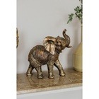 Фигурка полистоун «Слон», бронза, 29×29×15 см - Фото 6