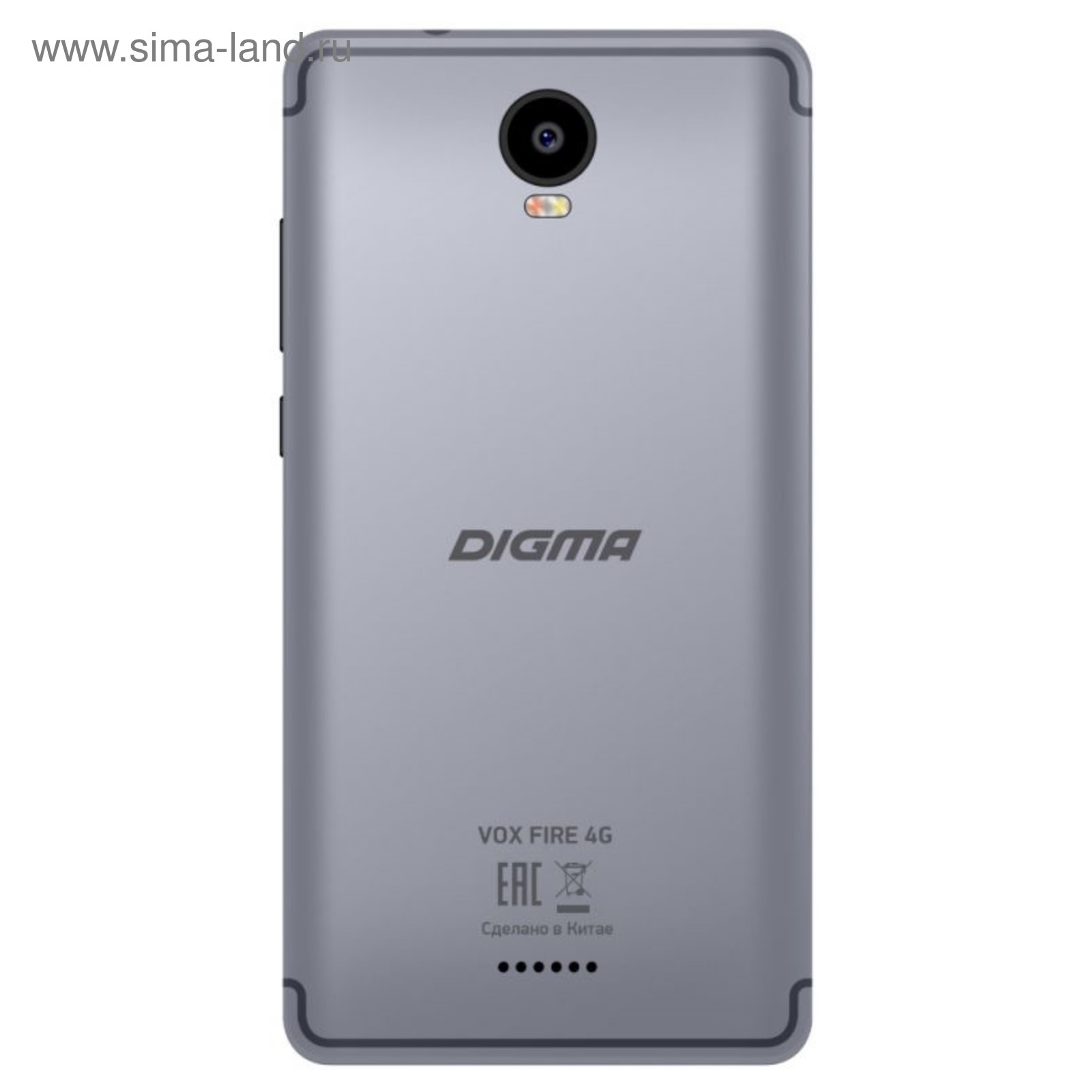 Смартфон Digma VOX FIRE 4G 8Gb серый (3267046) - Купить по цене от 5 173.00  руб. | Интернет магазин SIMA-LAND.RU