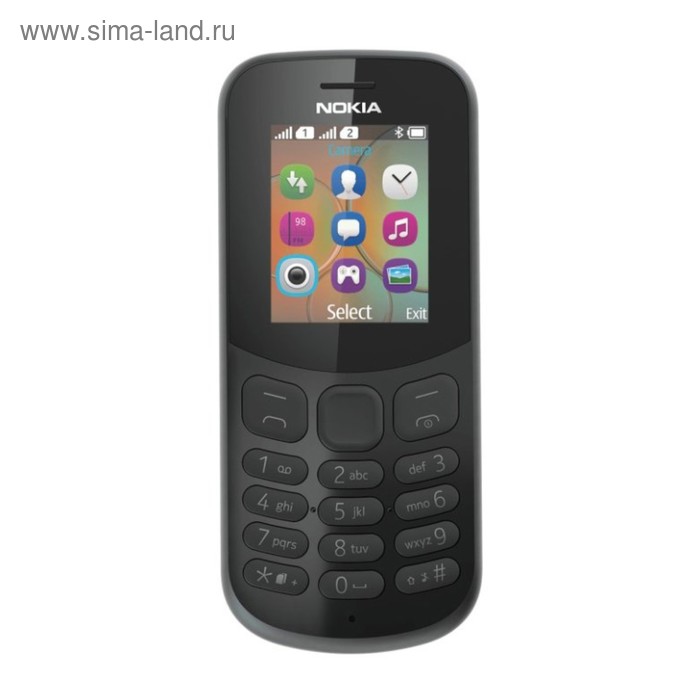 Сотовый телефон Nokia 130 DS Black TA-1017 - Фото 1