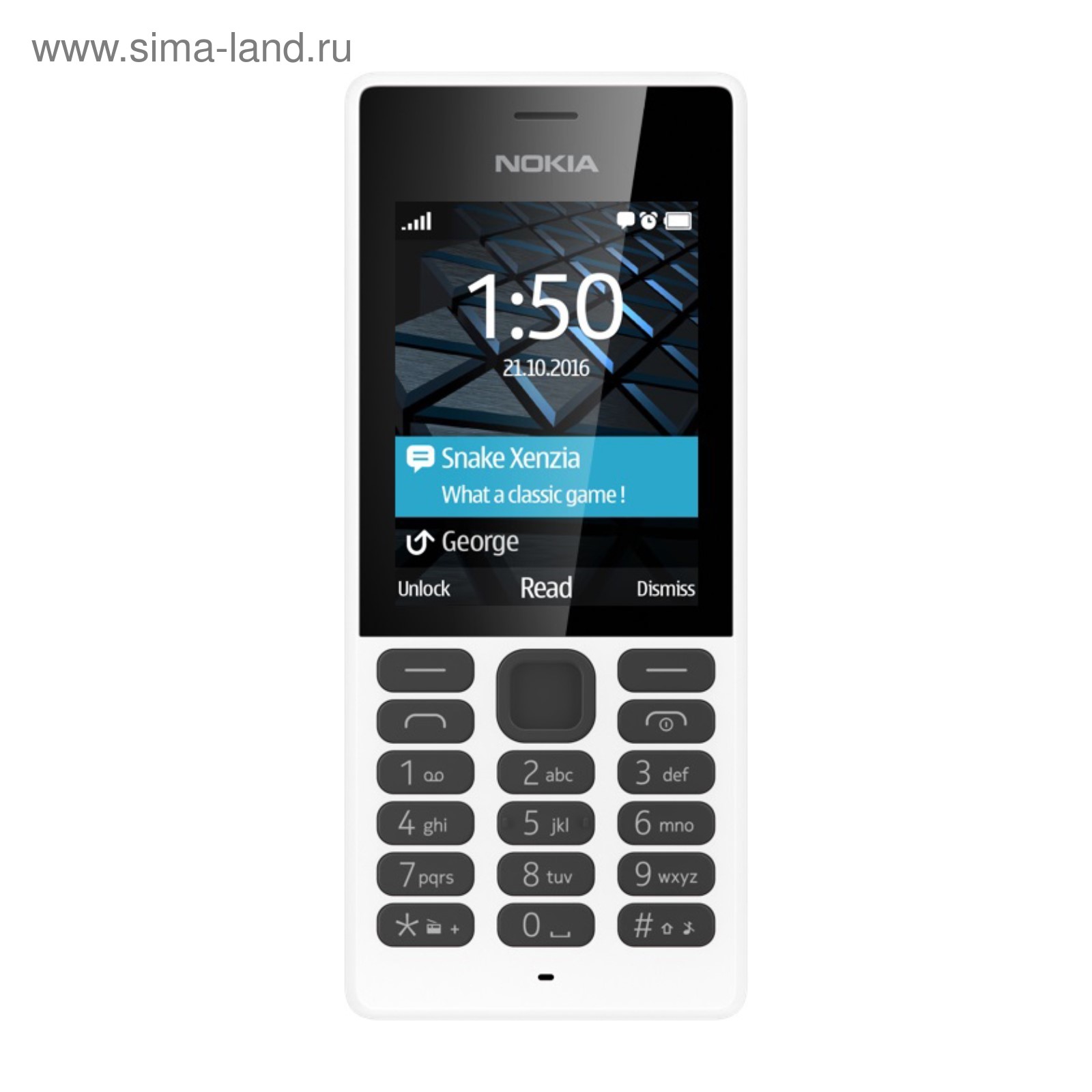 Сотовый телефон Nokia 150 DS White RM-1190 (3267124) - Купить по цене от 2  816.00 руб. | Интернет магазин SIMA-LAND.RU