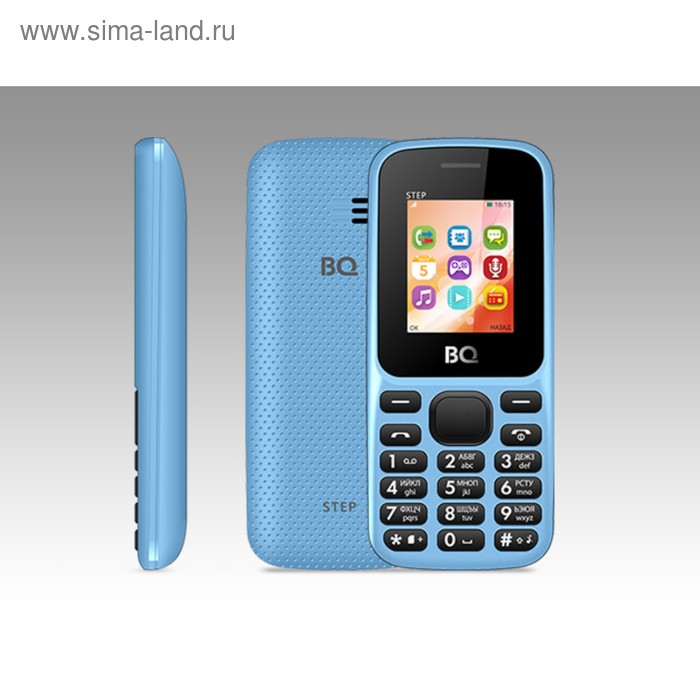 Сотовый телефон BQ M-1805 Step Blue, без СЗУ в комплекте - Фото 1