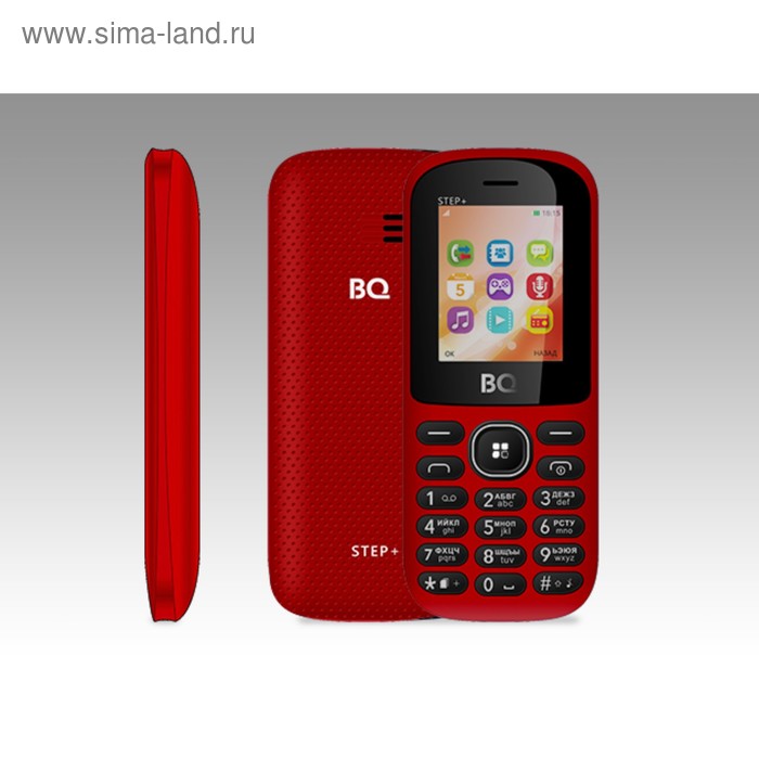 Сотовый телефон BQ M-1807 Step+ Red - Фото 1