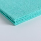 Набор салфеток для уборки Доляна, 30×30 см, вискоза, 3 шт, цвет зелёный - Фото 2