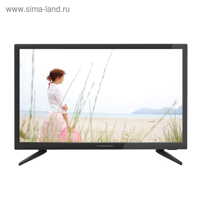 Телевизор Thomson T24RTE1020, 24", 1366x768, DVB-T/T2/C, 1xHDMI, 1xUSB, чёрный - Фото 1