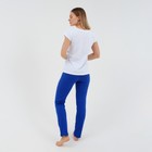 Комплект женский (футболка, брюки) Очарование, цвет василек, размер 50 - Фото 9