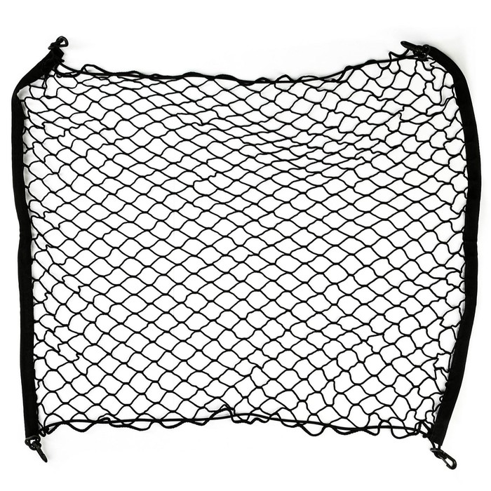 Сетка багажная TORSO, 75×75 см, 4 пластиковых крючка - Фото 1
