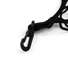 Сетка багажная TORSO, 75×75 см, 4 пластиковых крючка - Фото 3