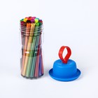 Фломастеры, 24 цвета, в пластиковом пенале, вентилируемый колпачок, «Шляпа», МИКС - Фото 5
