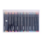 Фломастеры 24 цвета «Кисти», в пластиковой коробке, вентилируемый колпачок - Фото 5