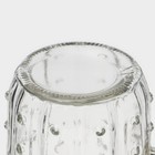 Кружка Доляна «Кактус», 450 мл, 11×7×15 см, стекло, с крышкой и трубочкой, прозрачная - Фото 7