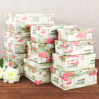 Набор коробок 10 в 1 "Розовый фламинго", 37,5 х 29 х 16 - 19 х 13 х 7,5 см - Фото 1