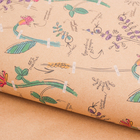 Бумага упаковочная крафтовая «Ботаника», 50 × 70 см - Фото 2