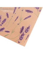 Бумага упаковочная крафтовая «Лаванда», 70 х 50 см - Фото 4