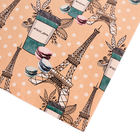 Бумага упаковочная крафтовая «Париж», 50 × 70 см - Фото 3