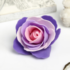Декор для творчества "Четырёхцветная роза" фиолетовые оттенки 5х5 см - Фото 1