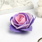 Декор для творчества "Четырёхцветная роза" фиолетовые оттенки 5х5 см - Фото 2