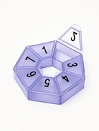 Таблетница «Цифры», 7.5×7.5×1.7 см, 7 секций, МИКС - Фото 8