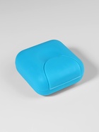 Таблетница, 7×7×3.5 см, 4 секции, голубая - Фото 2