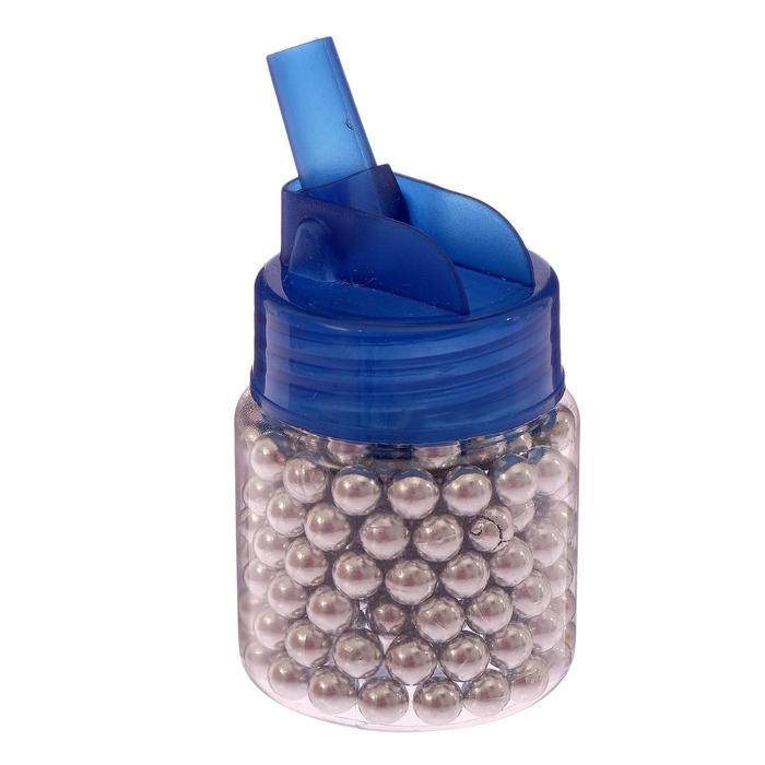 Пульки 6 мм пластиковые в банке, 200 шт., цвет МИКС - фото 1912112129