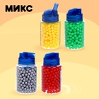 Пульки 6 мм пластиковые в банке, 400 штук, МИКС - Фото 3