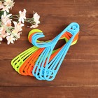 Плечики для одежды детские, 27×13см, цвет МИКС - Фото 3