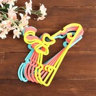 Плечики для одежды детские, 28×27 см, цвет МИКС - Фото 3