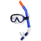 Набор для плавания: маска+трубка PVC, на блистере, цвета микс - фото 4070293