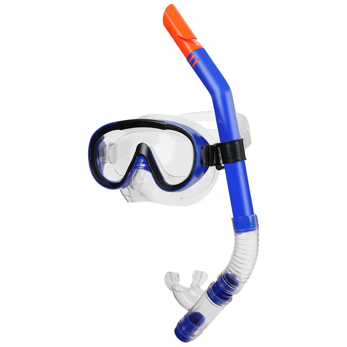 Набор для подводного плавания: маска, трубка, цвета МИКС - Фото 1
